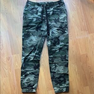 Lira Camouflage Joggers - Green and Black